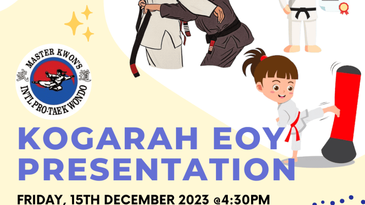 Kogarah Dojang – 2023 EOY Presentation Day