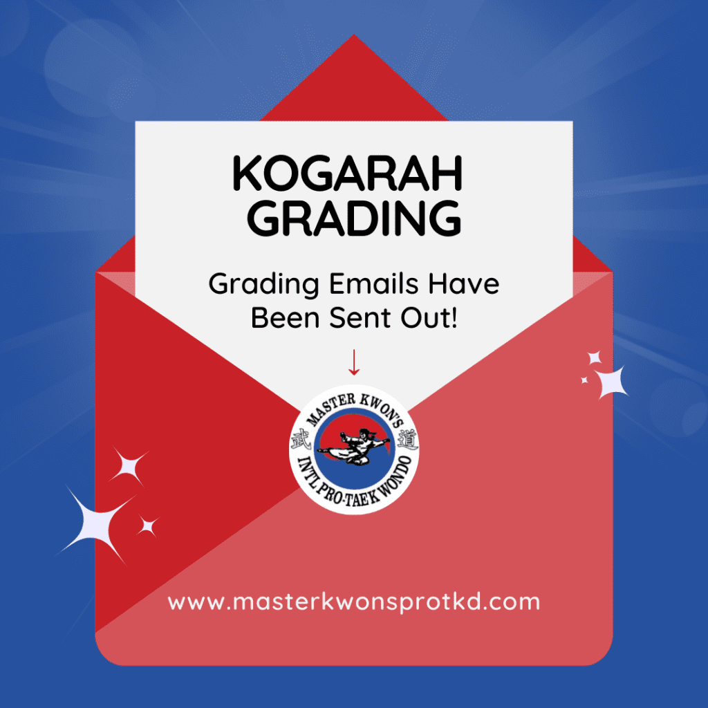 Kogarah - May 2024 Grading Emails Have Been Sent Out!
