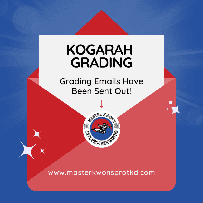 Kogarah – May 2024 Grading Emails Have Been Sent Out!