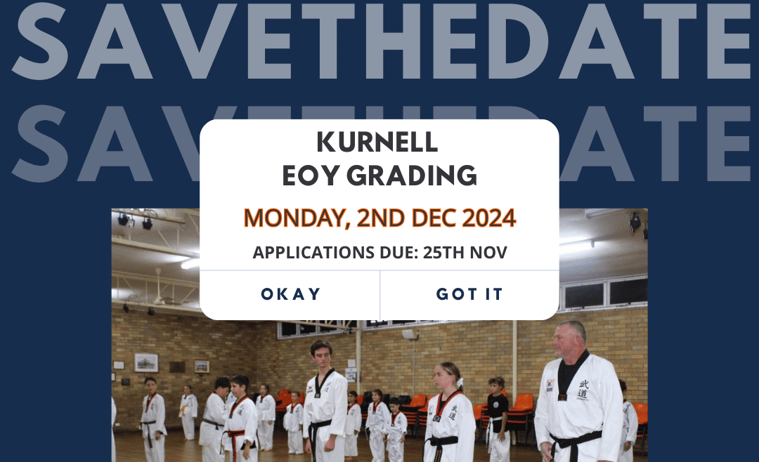 Kurnell 2024 EOY Grading – Save The Date