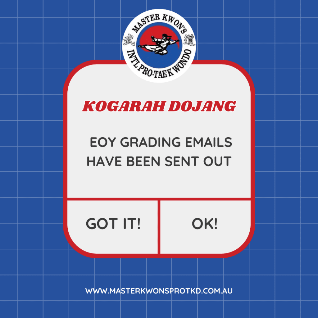 Kogarah - 2024 EOY Grading Emails Have Been Sent Out!