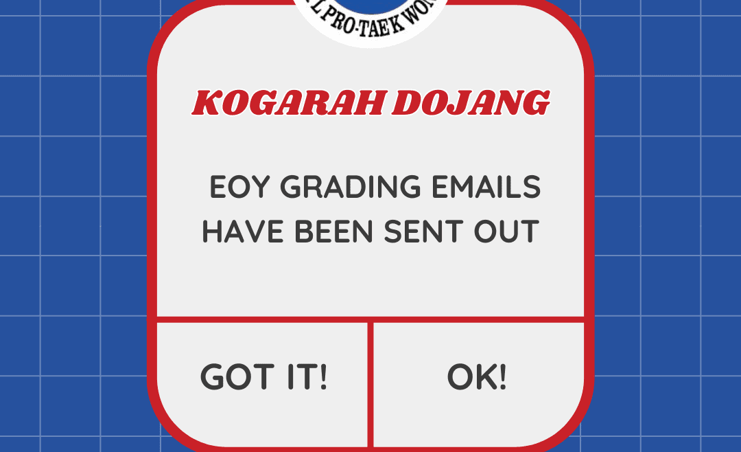 Kogarah – 2024 EOY Grading Emails Have Been Sent Out!