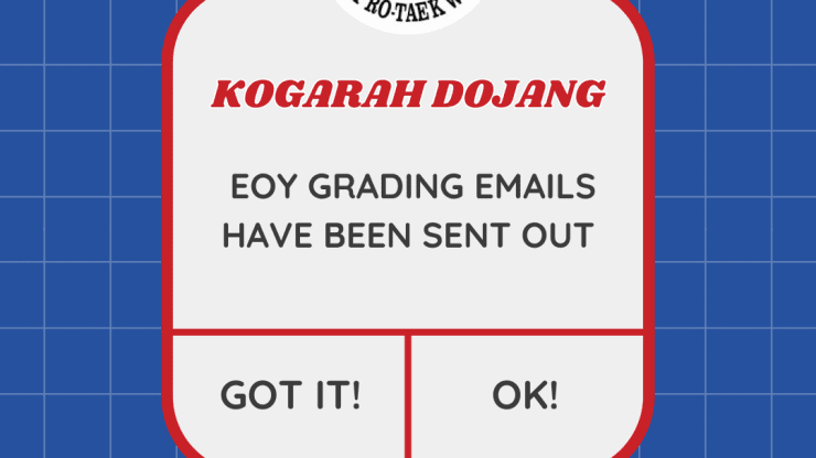 Kogarah – 2024 EOY Grading Emails Have Been Sent Out!